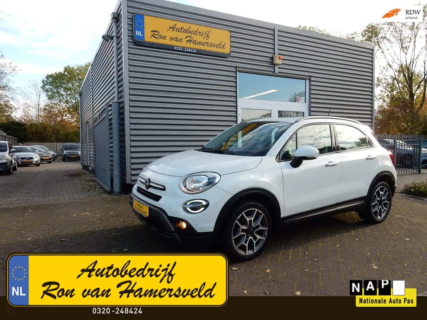 Fiat 500X 1.3 FIRE FLY TURBO 150 SPORT*1/2 LEDER*CR CONTR*CA Blanc - 1