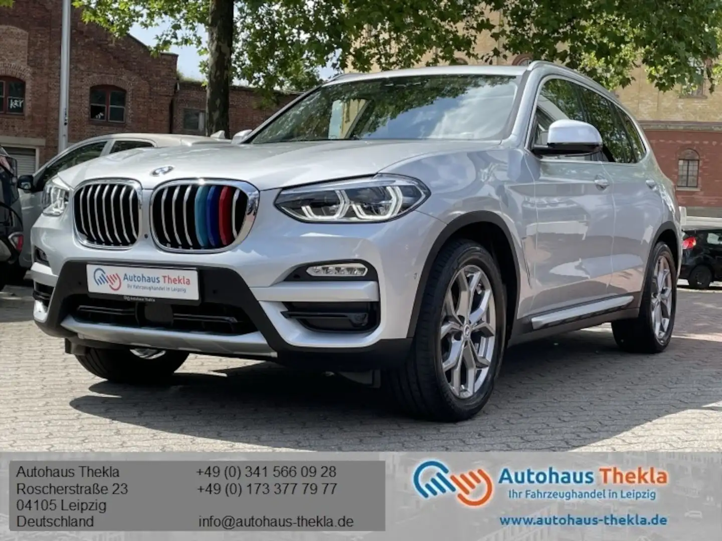 BMW X3 xDrive 20 i xLine, Pano.,LED,Navi,H&K,Memory Silber - 1