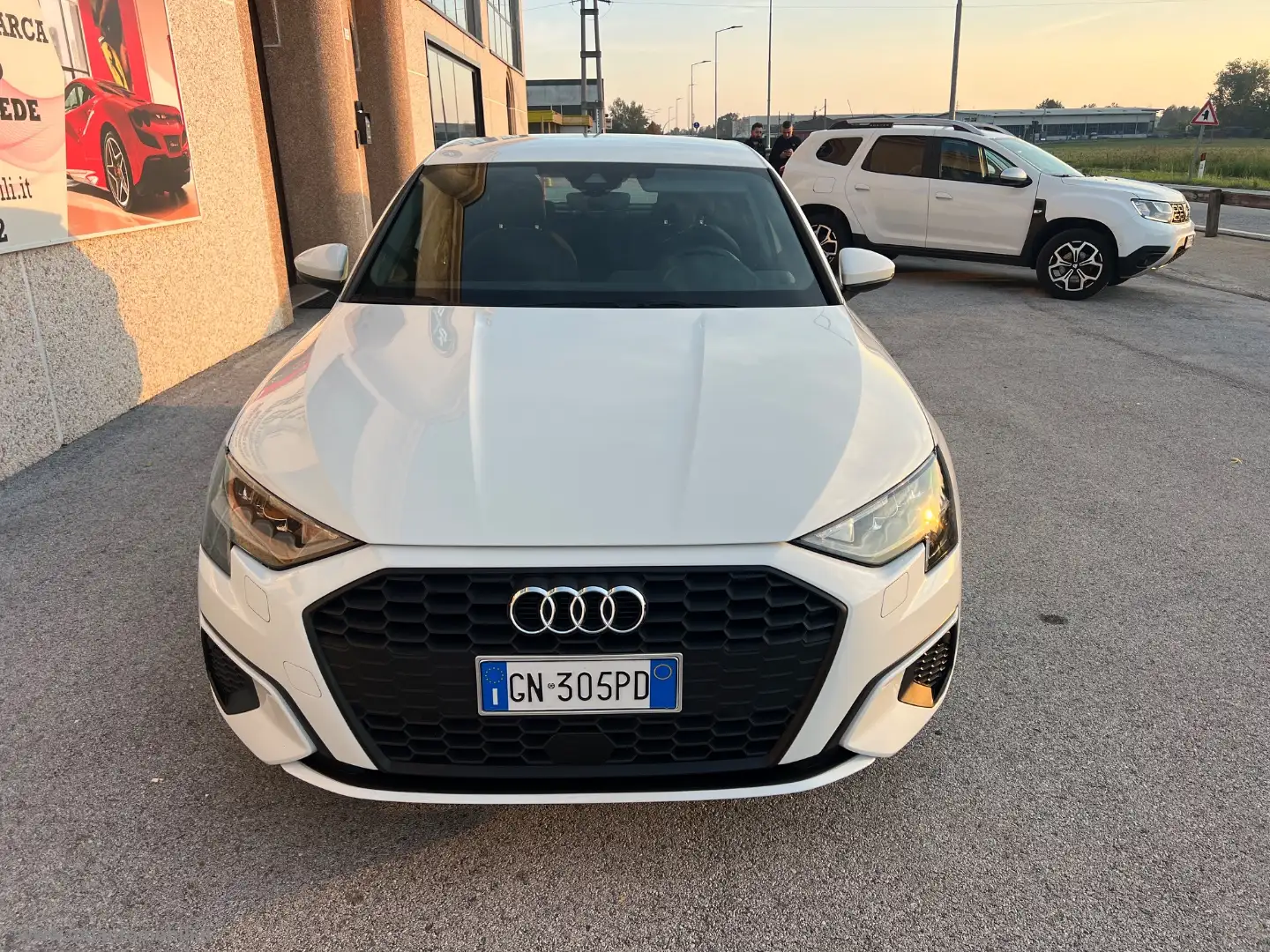 Audi A3 SPB 30 TDI Business SOLO KM.22500 UFFICIALE Blanc - 2
