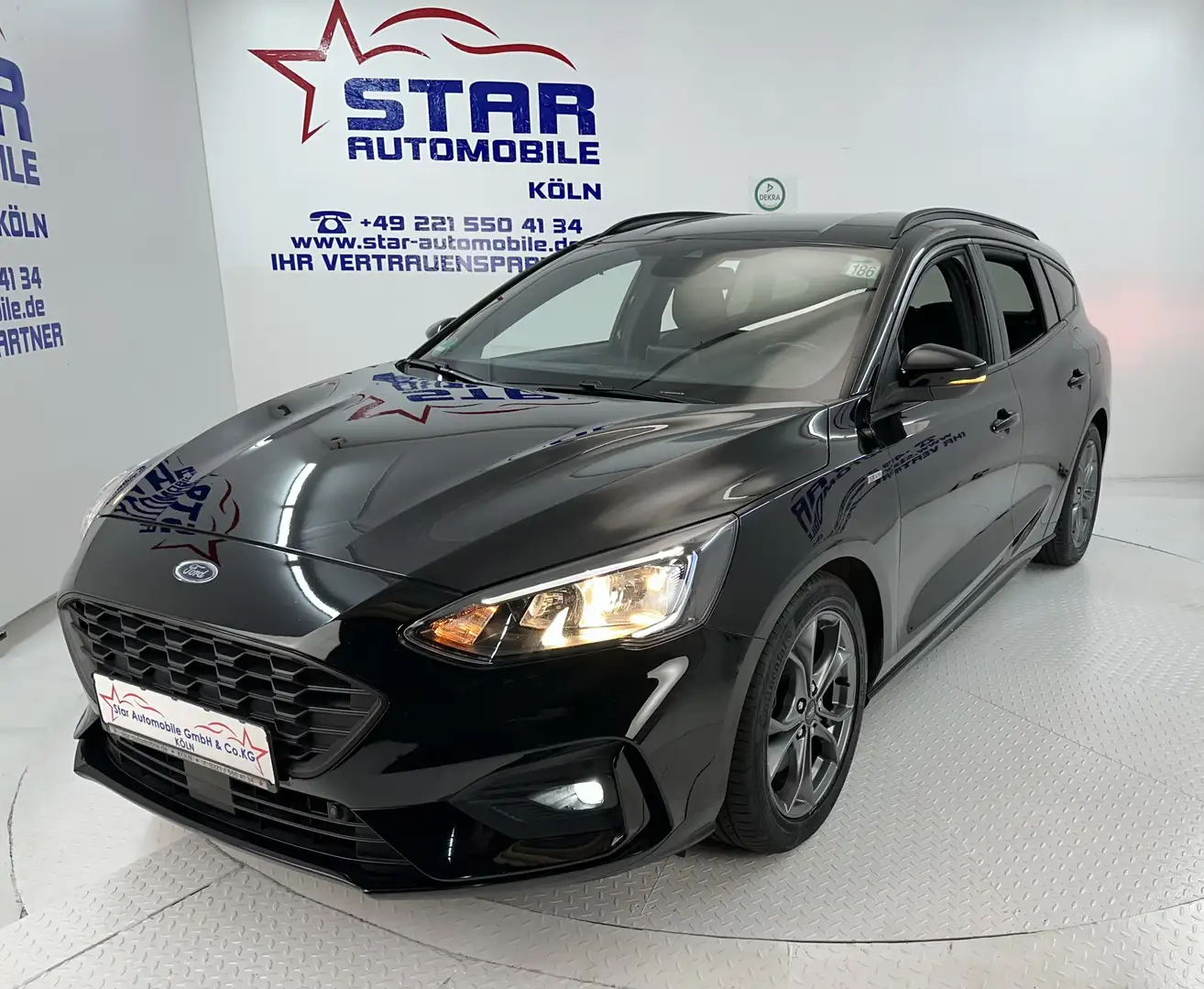 Ford Focus ST-Line*1,0-92KW*NAVI*Ab.TEMP*NOTRUF*KAMERA*E6dT Schwarz - 2