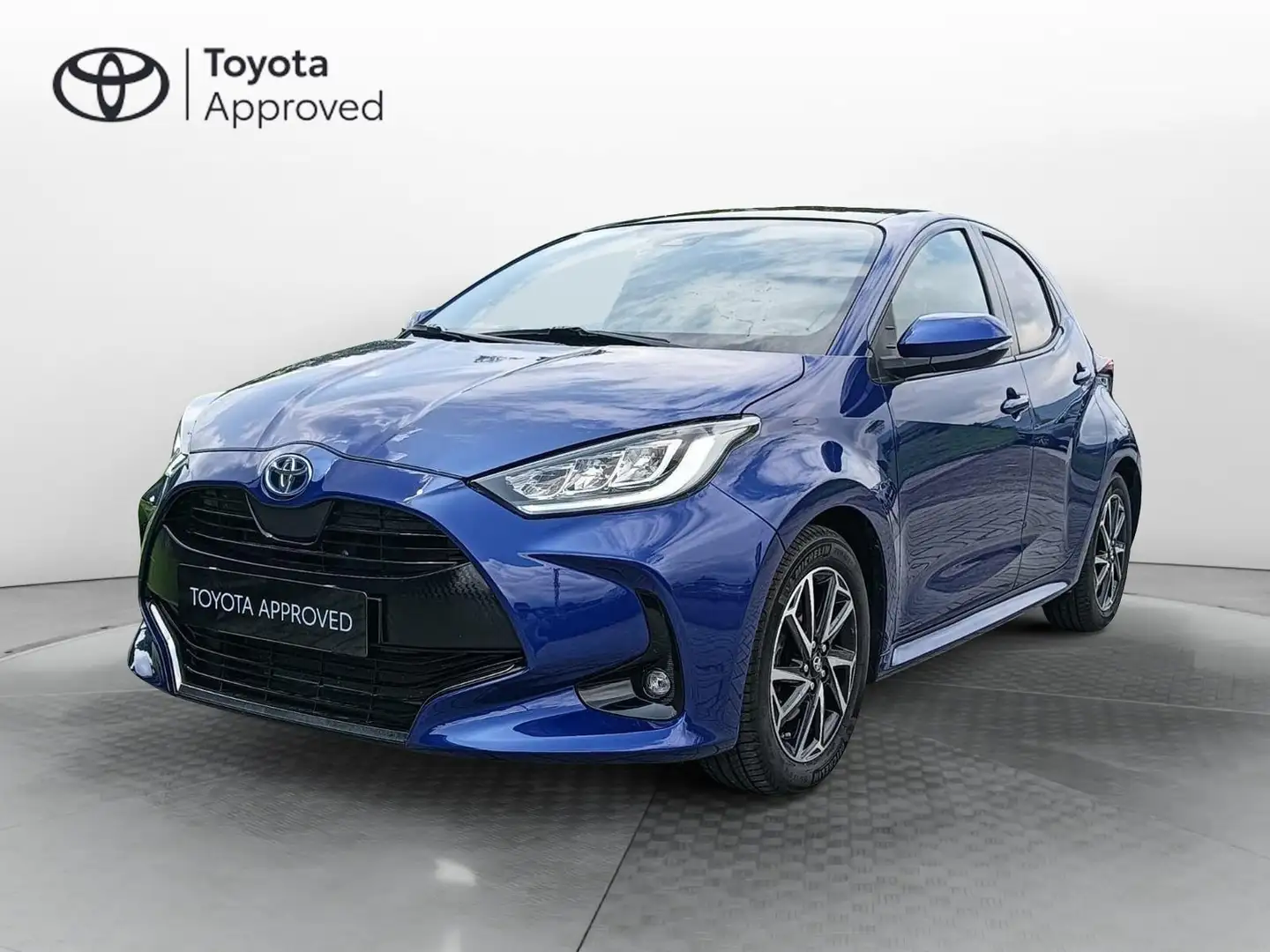 Toyota Yaris 1.5 Hybrid 5 porte Lounge Bleu - 1