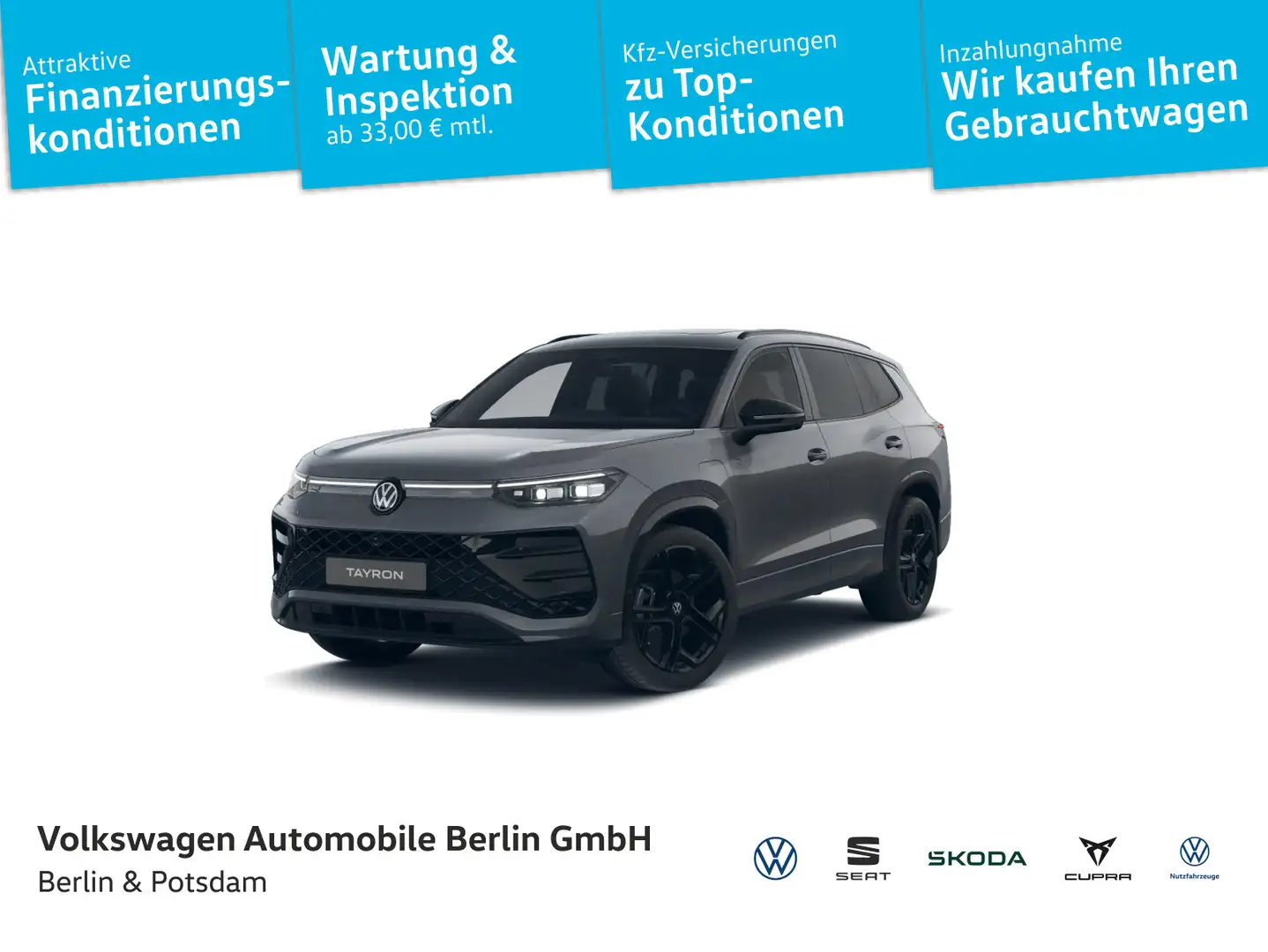 Volkswagen Tayron 1.5TSI DSG R-Line eHybrid P-DACH Grau - 1