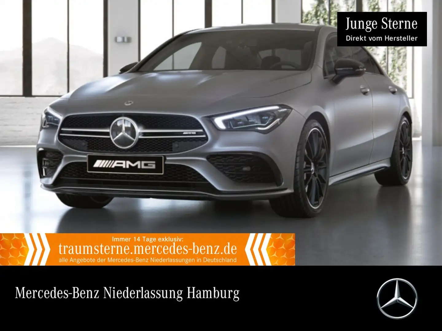 Mercedes-Benz CLA 35 AMG CLA 35 4M AMG+MULTIBEAM+KAMERA+19"+7G Šedá - 1