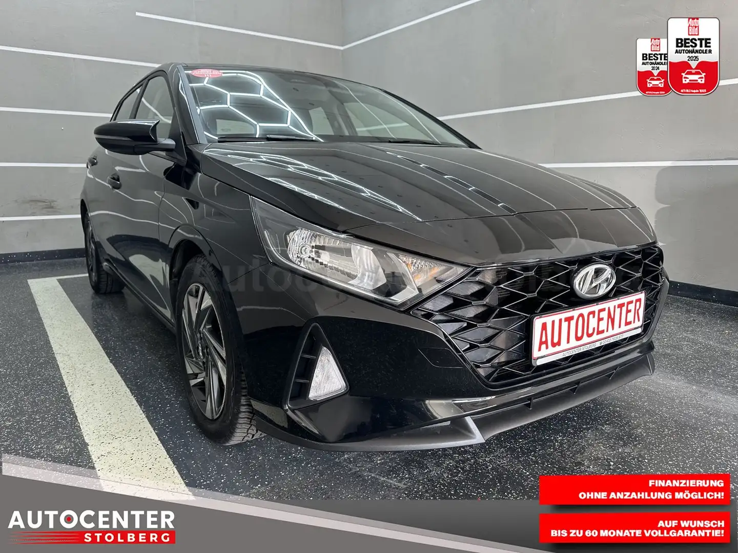 Hyundai i20 Select Mild-Hybrid "CAM-SITZH-MULTI-PDC-ALU" Schwarz - 2