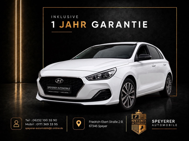 Hyundai i30 YES!|NAVI|KAMERA|APPLE-CARPL|SHZ|BEHEIZ-LEK.