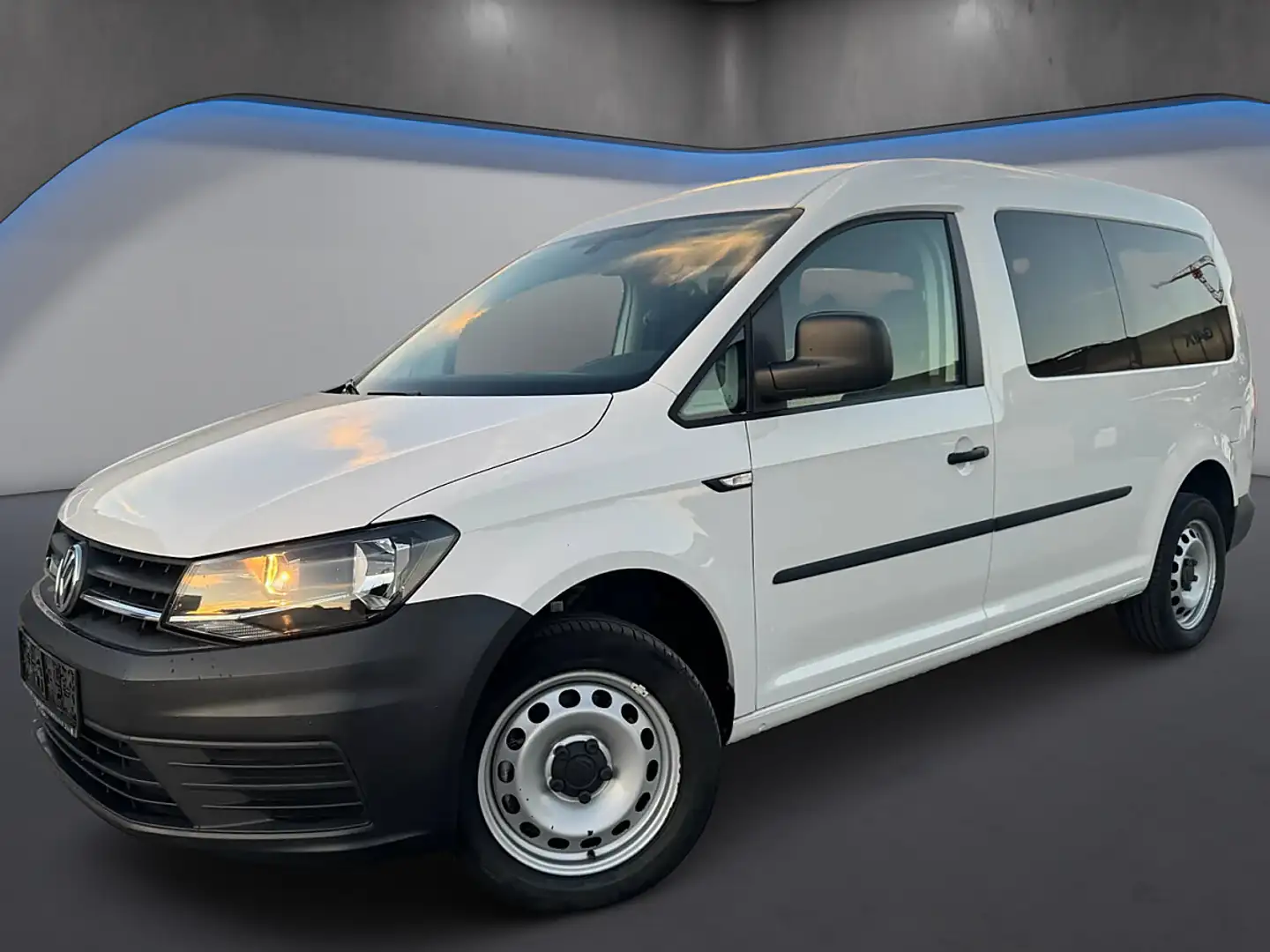Volkswagen Caddy Kombi Maxi 2,0 TDI *MwstAusweisbar*Navi*Klima Weiß - 2