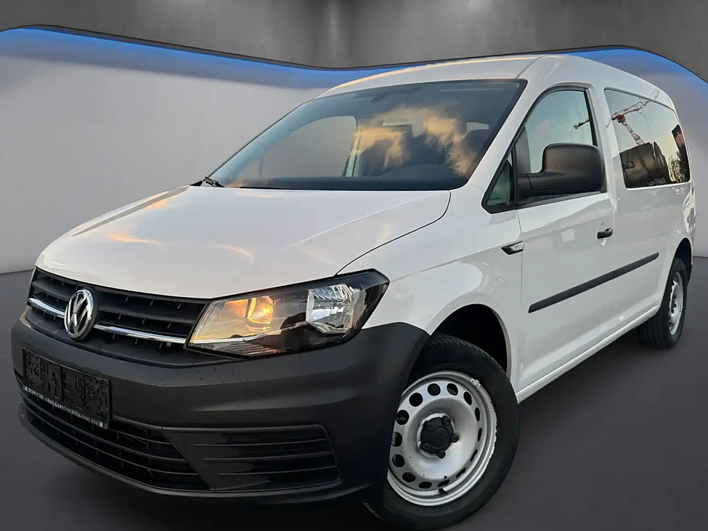 Volkswagen Caddy Kombi Maxi 2,0 TDI *MwstAusweisbar*Navi*Klima Weiß - 1