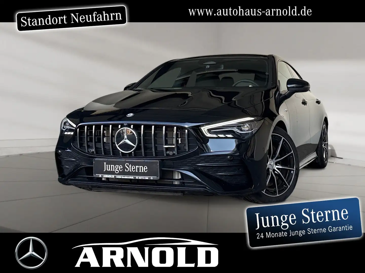 Mercedes-Benz CLA 35 AMG CLA 35 4M Coupé DISTRONIC PanoD. Memory Burmest. Noir - 1