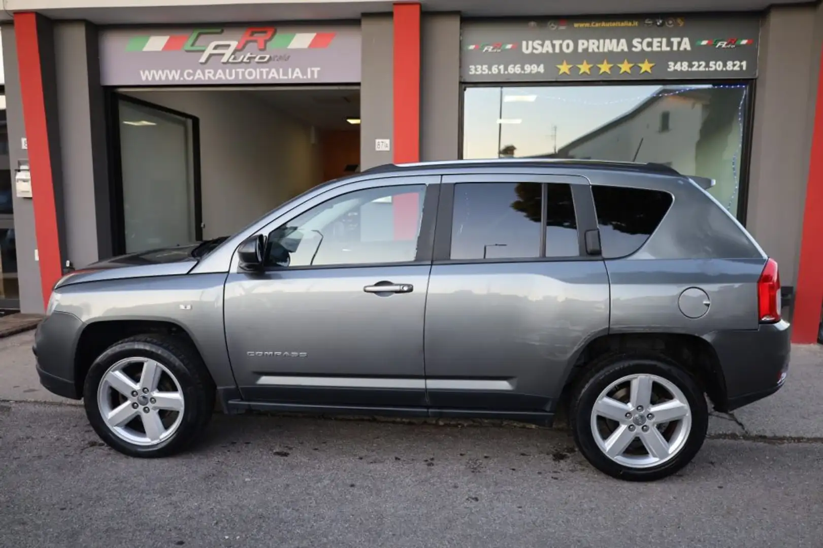 Jeep Compass 2.2 CRD Limited 4x4 Pelle Cruise Sedili RISCALDATI Grijs - 2