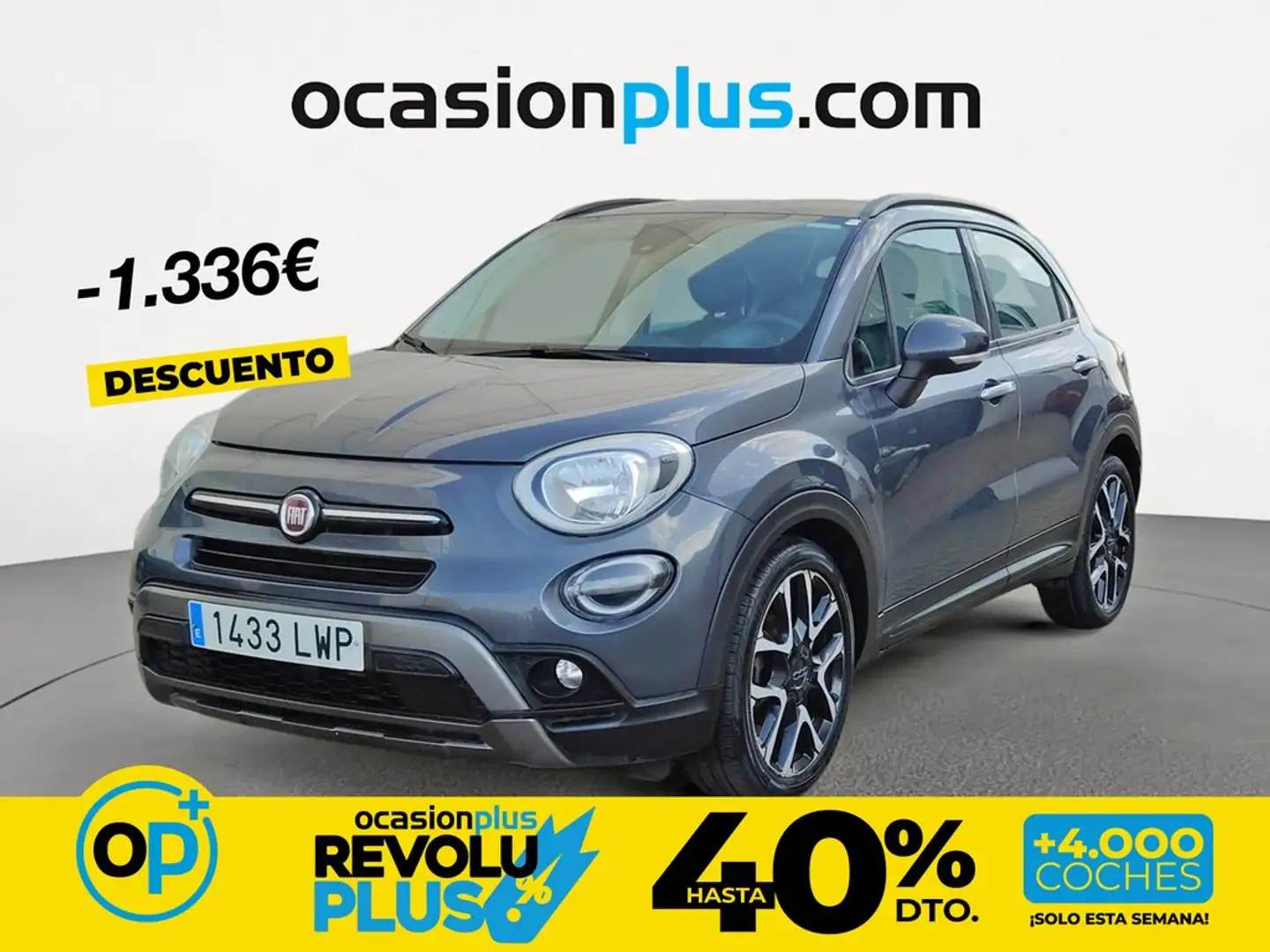 Fiat 500X 1.0 Firefly S&S Cross Gris - 1