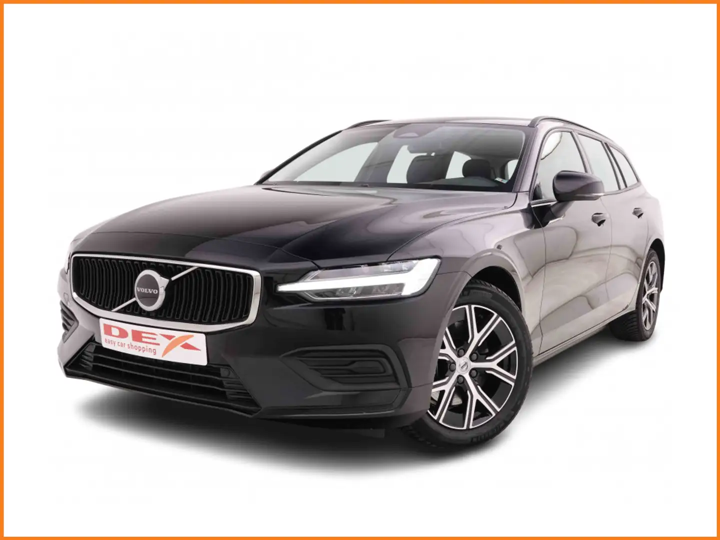 Volvo V60 2.0 B3 163 Automaat Essential + Leather + GPS +Alu Zwart - 1