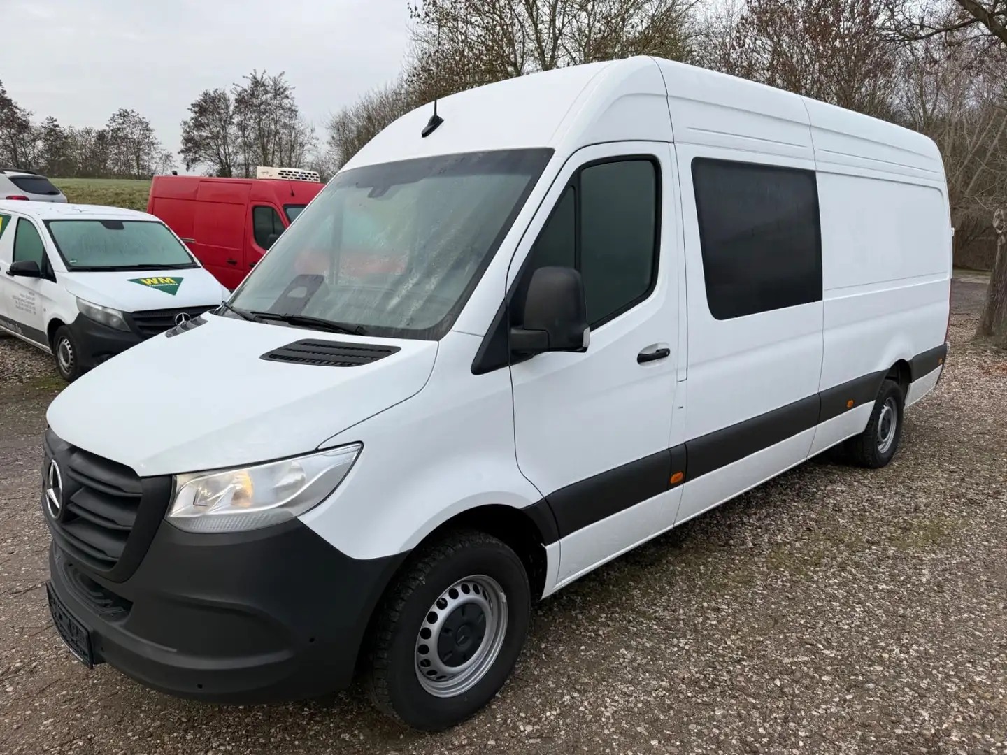 Mercedes-Benz Sprinter Mixto317 Maxi,6-Sitzer,neuesModell Weiß - 1