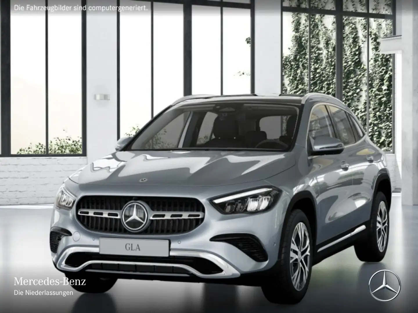 Mercedes-Benz GLA 180 PROGRESSIVE+PANO+360°+LED+TOTW+KEYLESS+7G Argent - 2