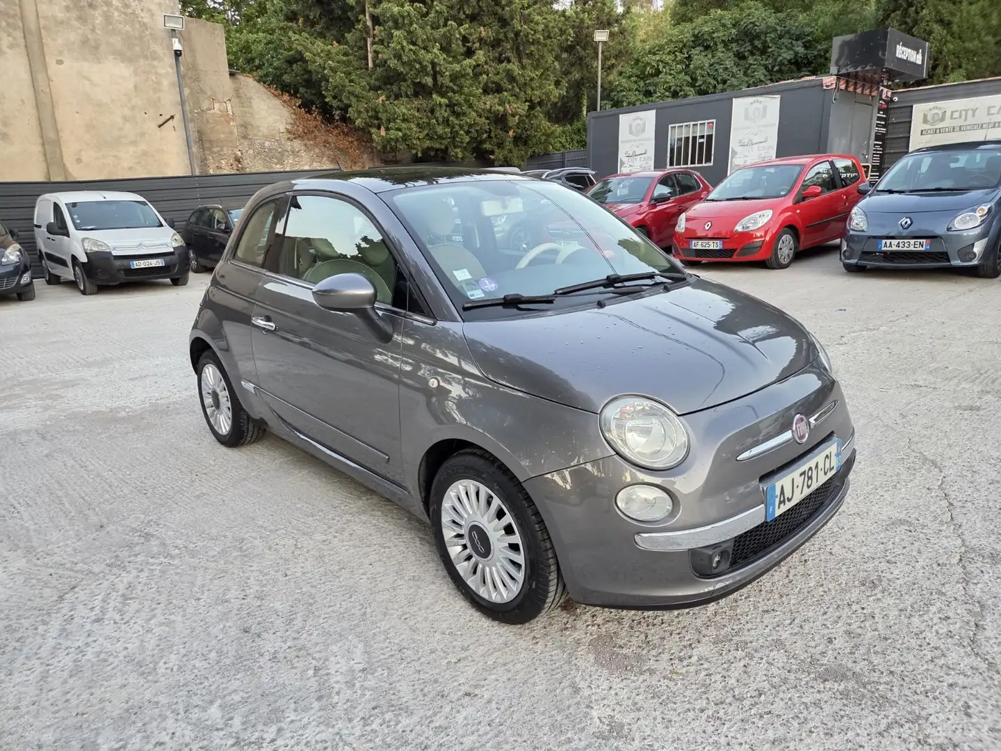 Fiat 500 Lounge Gris - 1