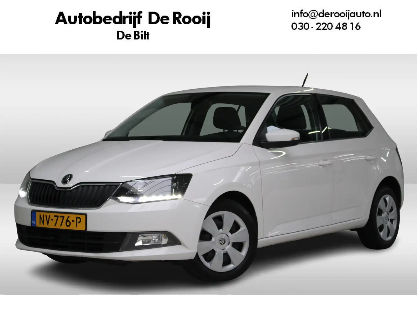 Skoda Fabia 1.0 Ambition Navigatie | Cruise Control | Airco | Weiß - 1