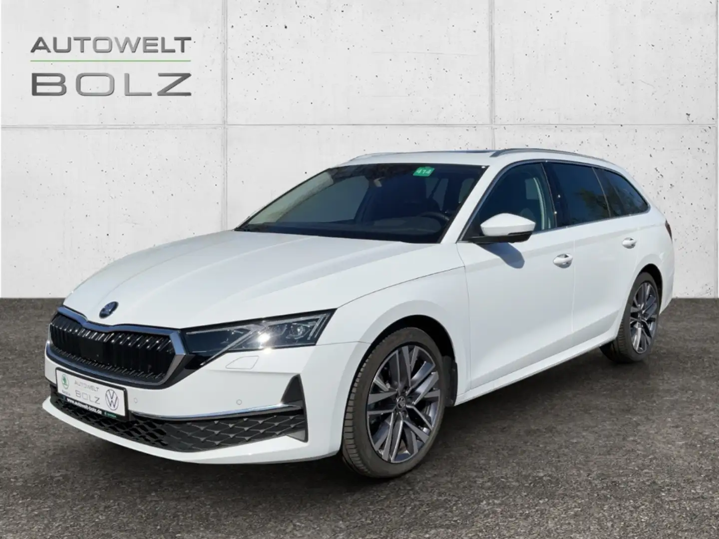 Skoda Octavia Combi 2.0 TDI Selection AHK Panodach Soundsystem Weiß - 1