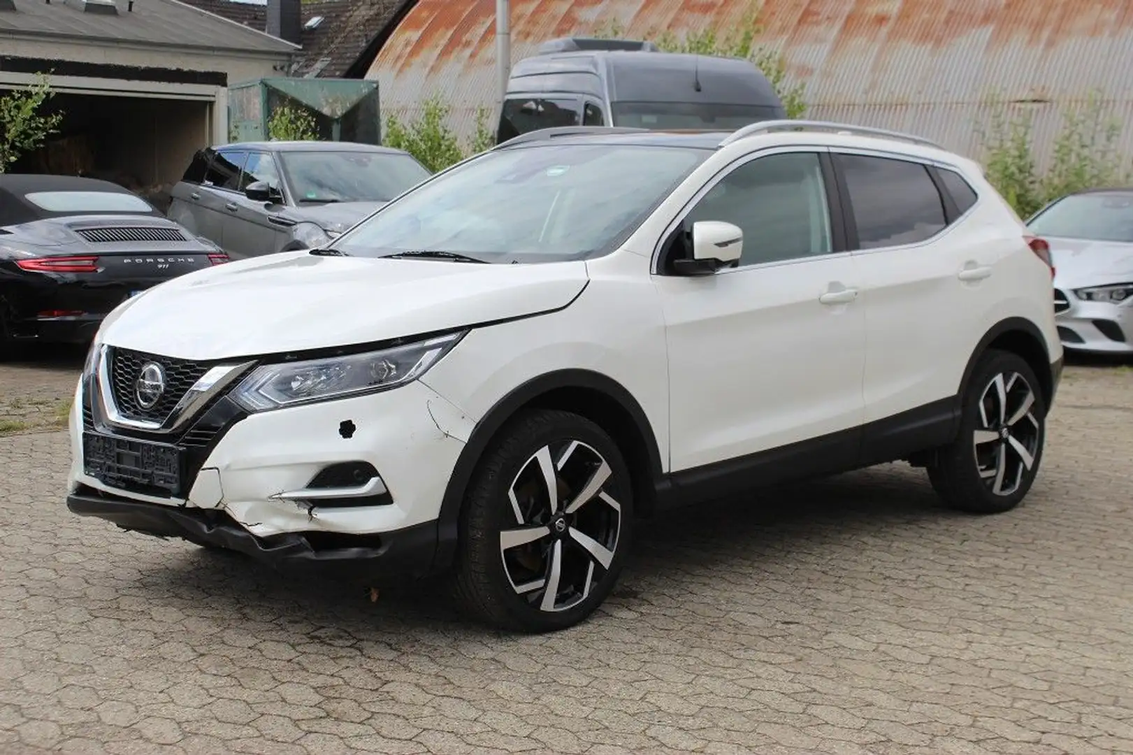 Nissan Qashqai 1.3 DIG-T DCT Tekna Plus LED ACC Leder Weiß - 2