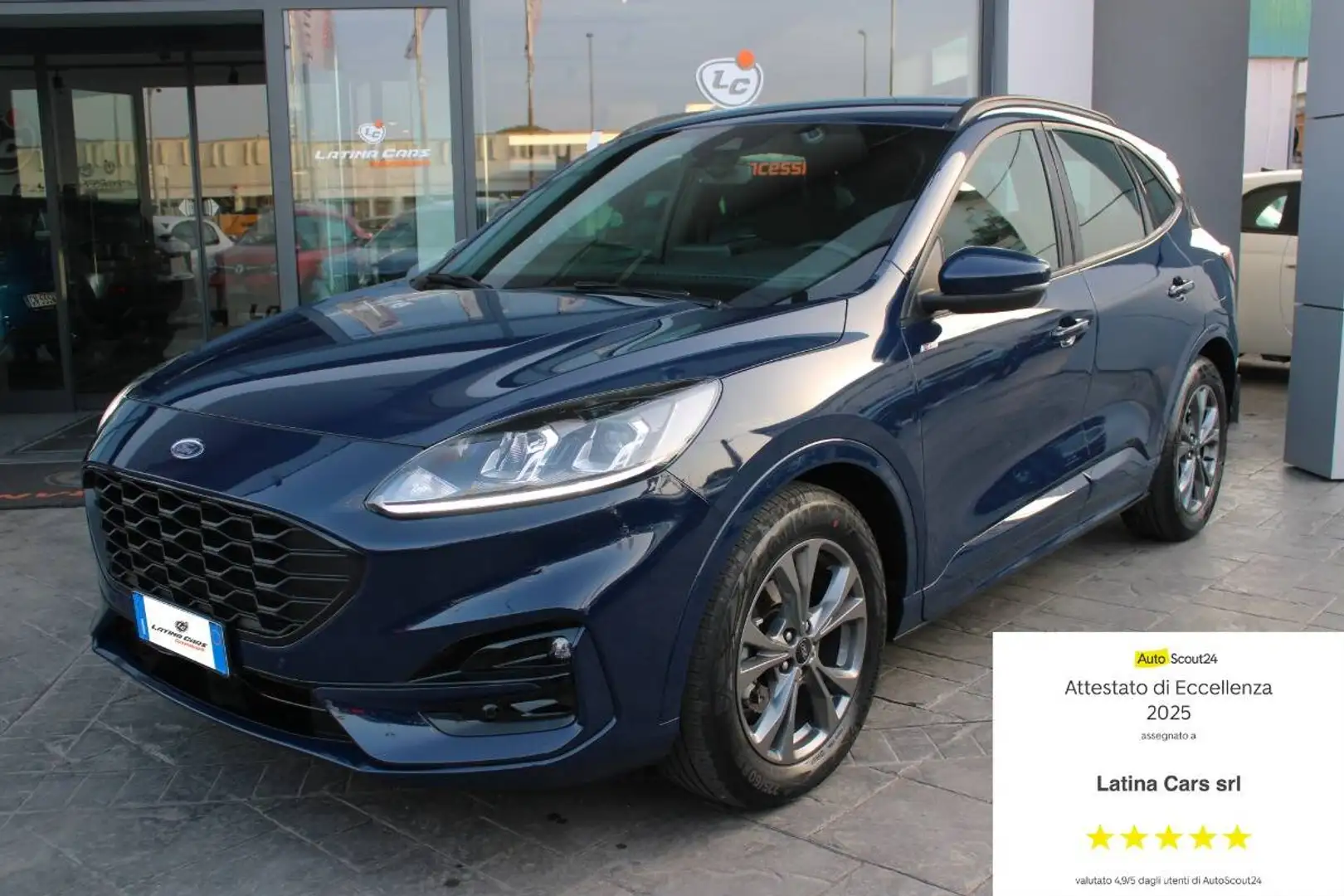 Ford Kuga 2.0 ecoblue ST-Line 2wd 120cv AUTO con CarPlay Blauw - 1