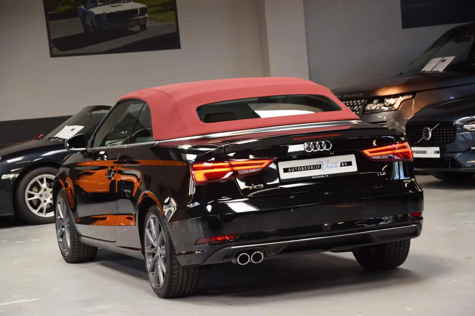 Audi A3 Cabriolet 2.0 TDI Cabrio Automaat Leder Led Navi Noir - 2