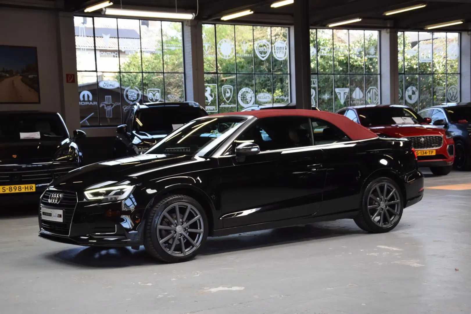 Audi A3 Cabriolet 2.0 TDI Cabrio Automaat Leder Led Navi Noir - 1
