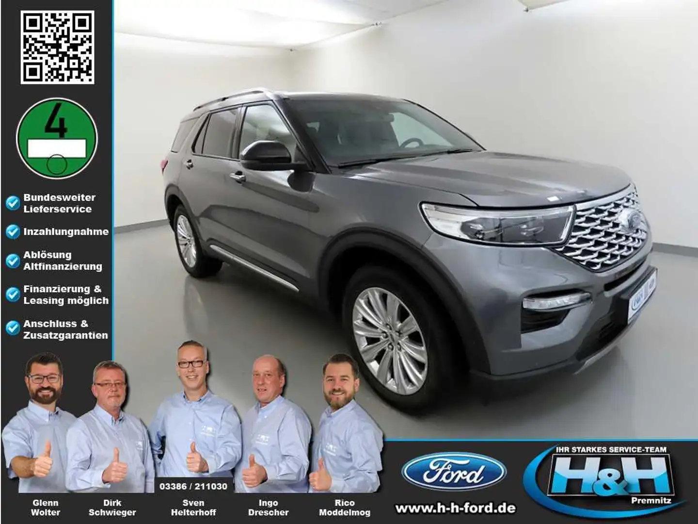 Ford Explorer 3.0 Plug-in Hybrid 4x4 PLATINUM (AHK) - 1