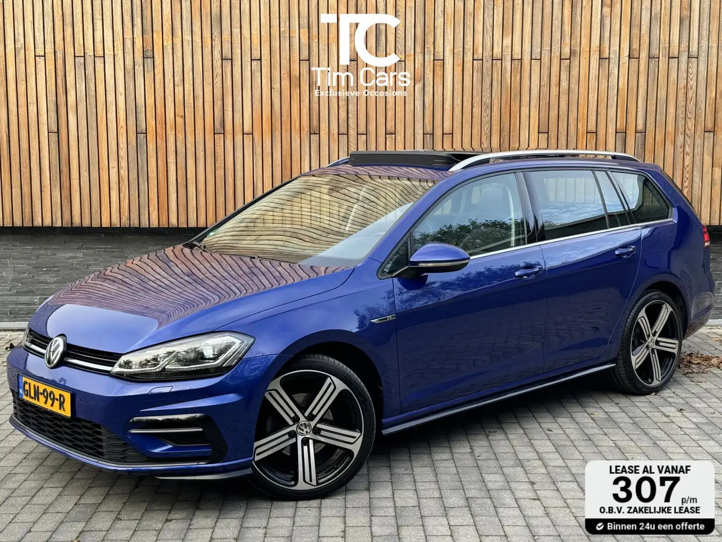Volkswagen Golf Variant 1.5 TSI R-line Automaat | Panoramdak | Lederen bek Blau - 1