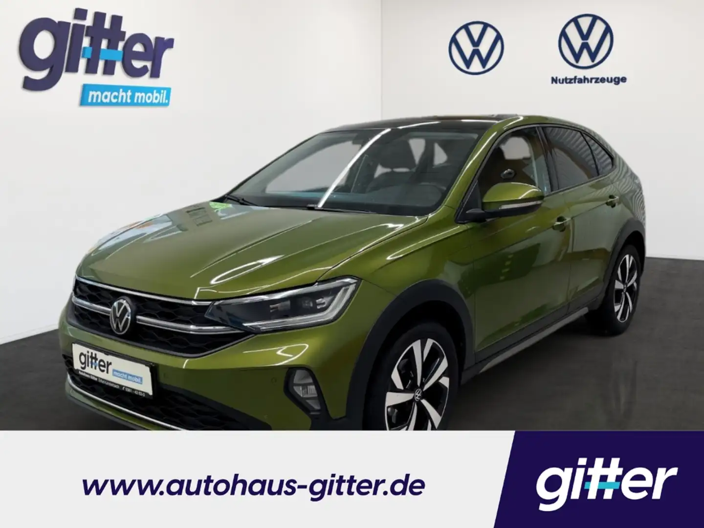 Volkswagen Taigo Style IQ.DRIVE PANNO KAMERA NAVI LICHT+SICHT KLIMA Groen - 1