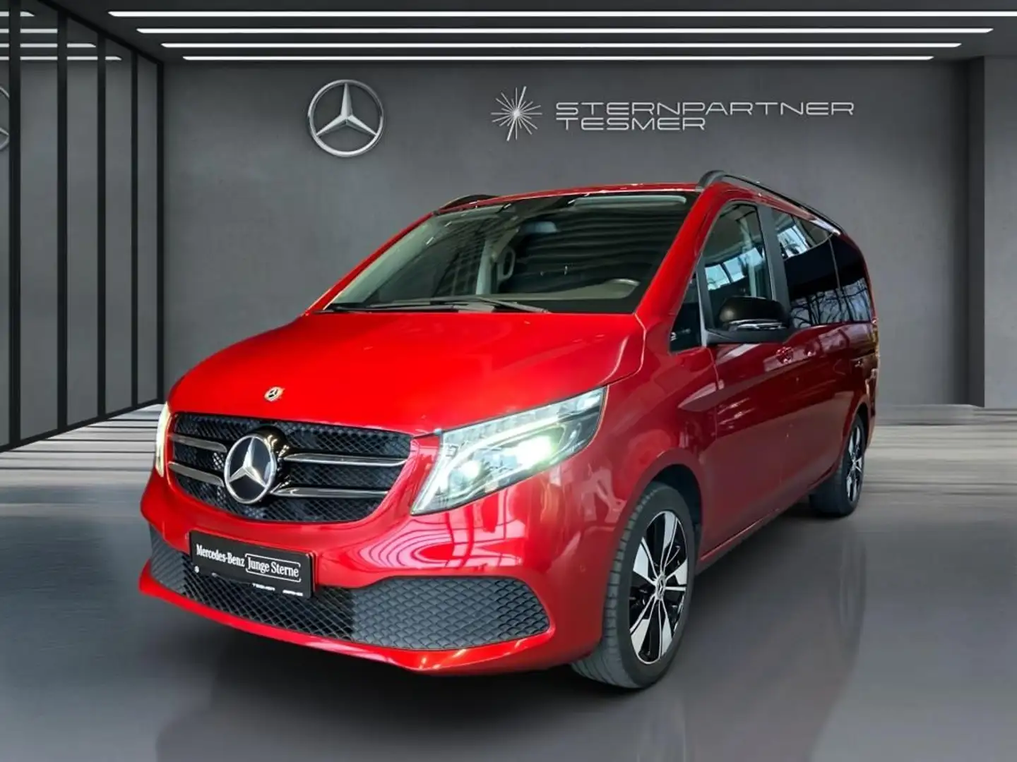 Mercedes-Benz V 220 d EDITION Lang EDITION+ Lang+Night+7 Sitze Rojo - 1