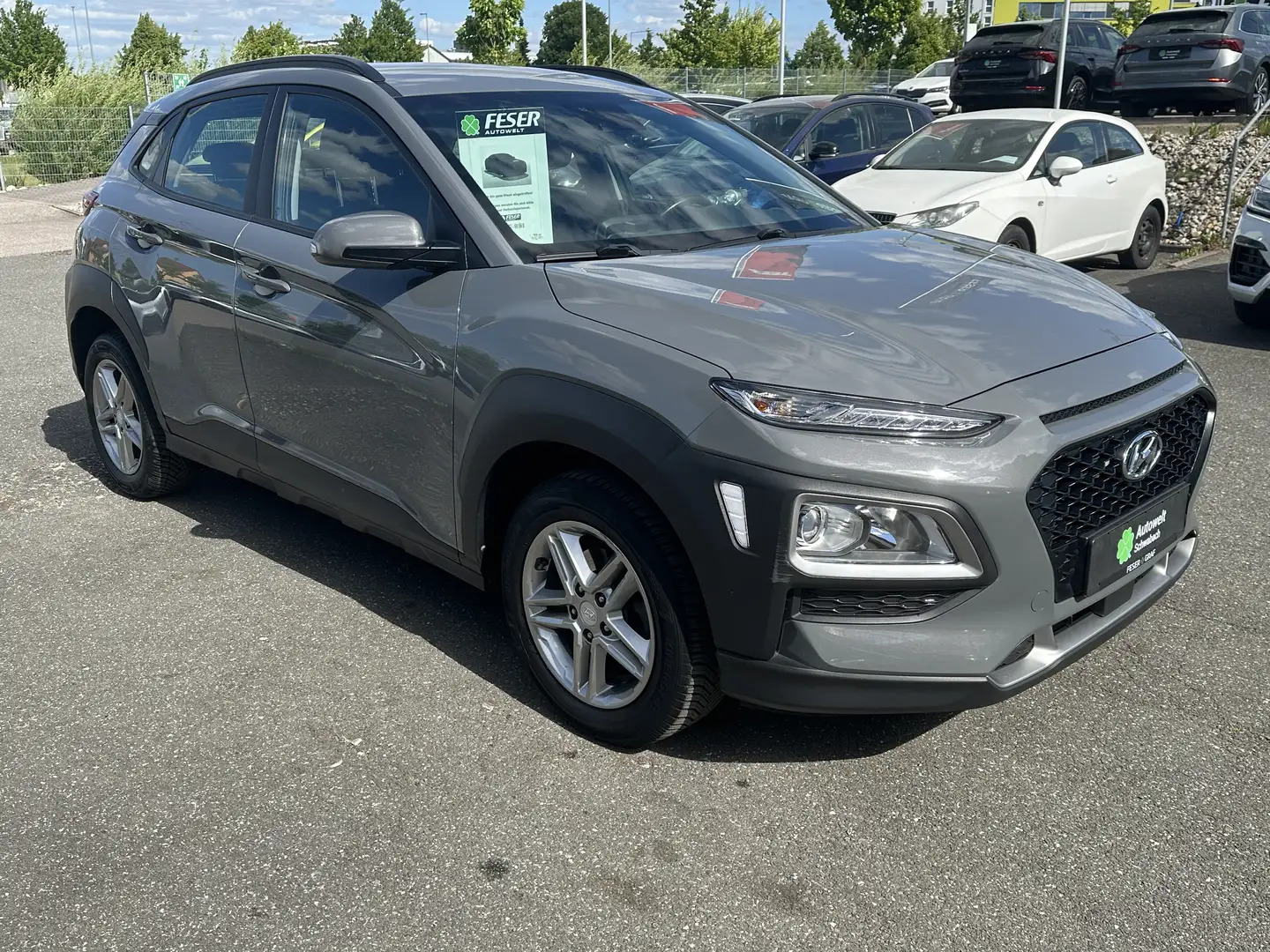 Hyundai KONA 1.0 T-GDI YES! Plus 2WD NAVI LED KAM Gris - 2