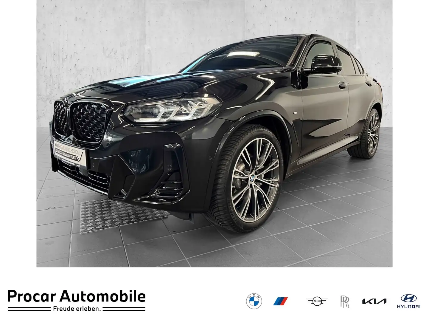 BMW X4 xDrive30d M Sport PANO ACC RFK NAVI LED DAB Noir - 1