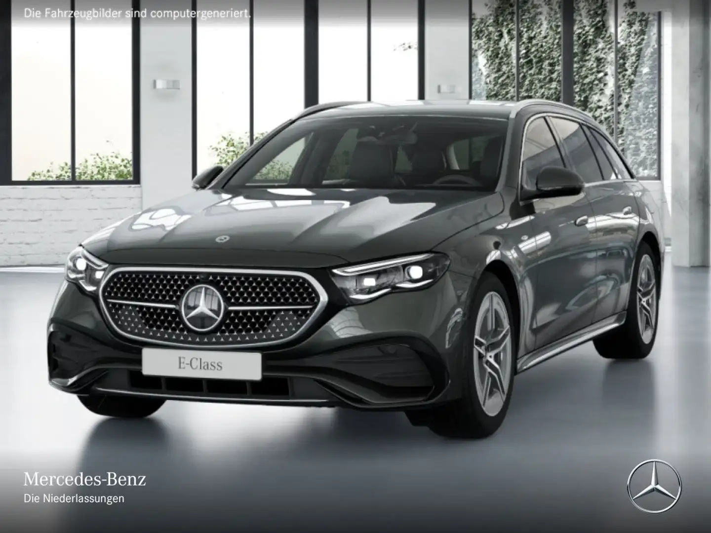Mercedes-Benz E 300 de T 4M Hybrid AMG Fahrass 360° Burmester 9G Grau - 2