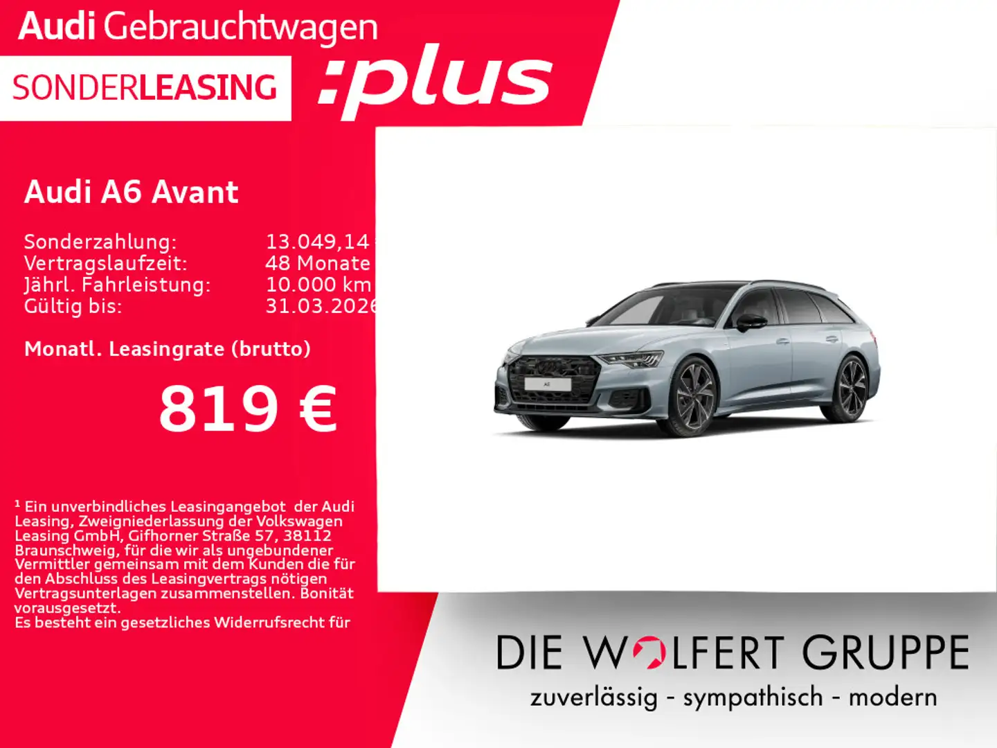 Audi A6 S LINE COMPETITION 40 TDI QUATTRO+AHK+ Grau - 1