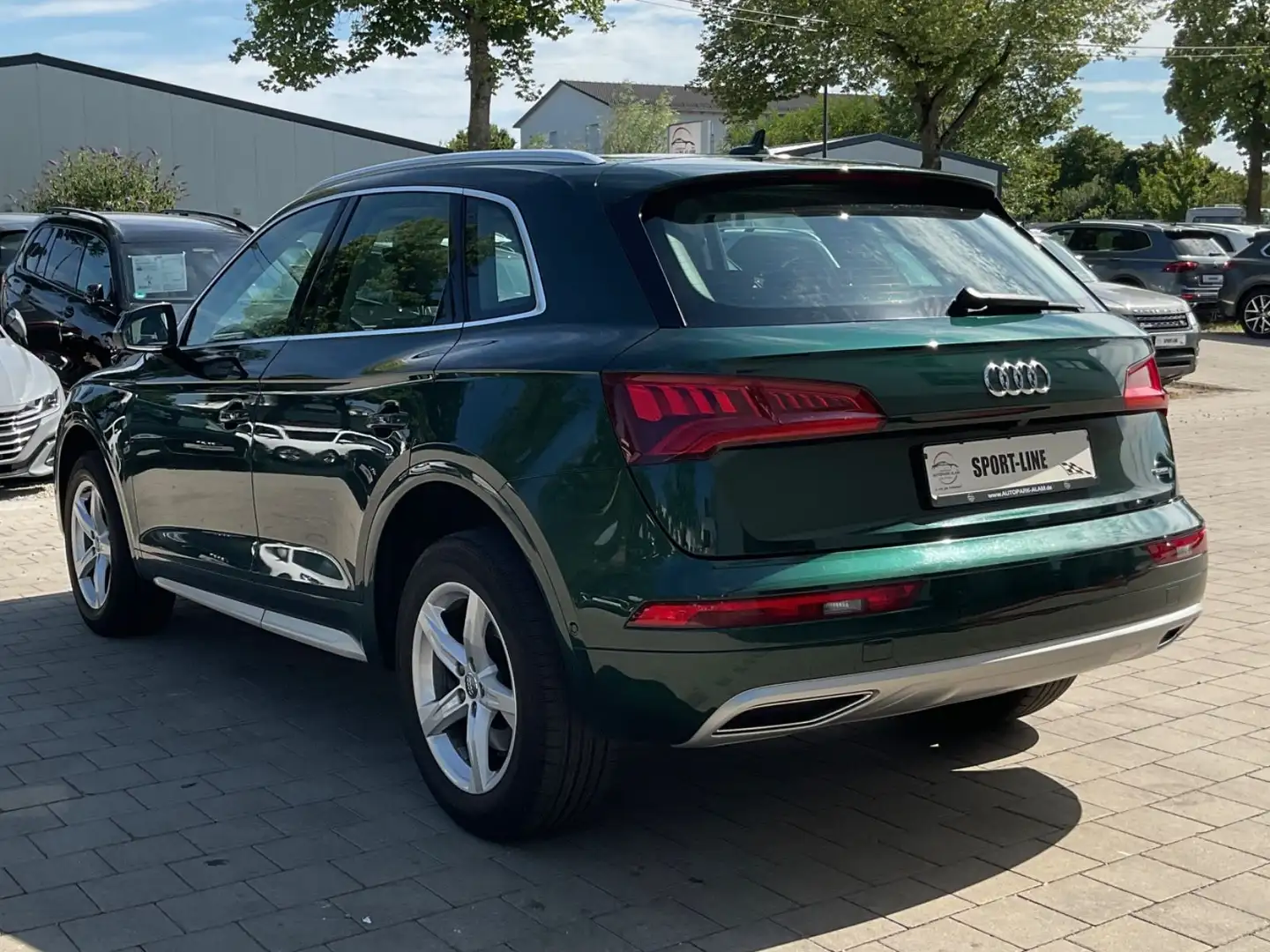 Audi Q5 2.0TDI quattro sport Leder Navi Pano RFK Temp Zöld - 2