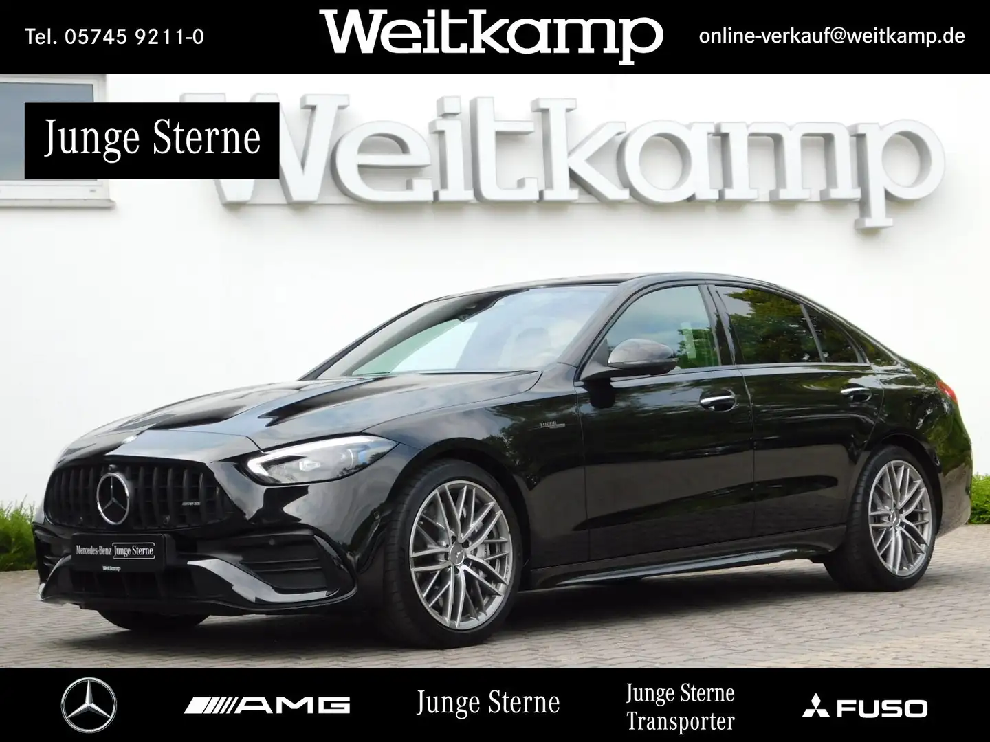 Mercedes-Benz C 43 AMG AMG C 43 4M Night+Panorama+Distronik+19"+Totw. Fekete - 1