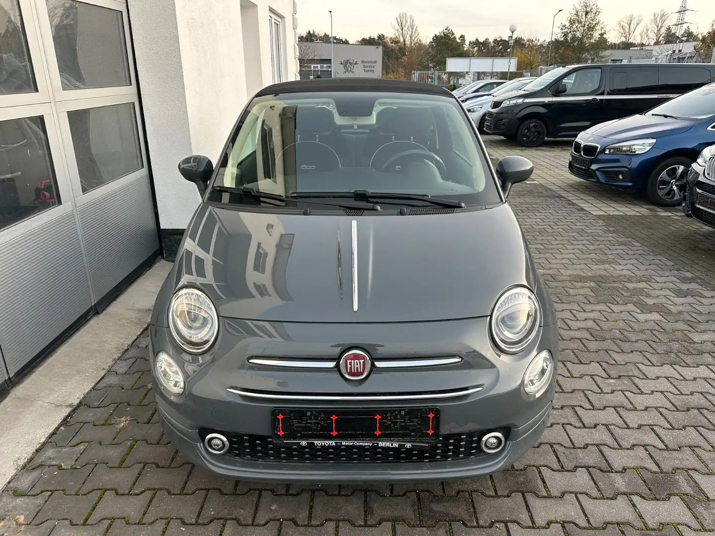 Fiat 500C Lounge Cabrio Grau - 2