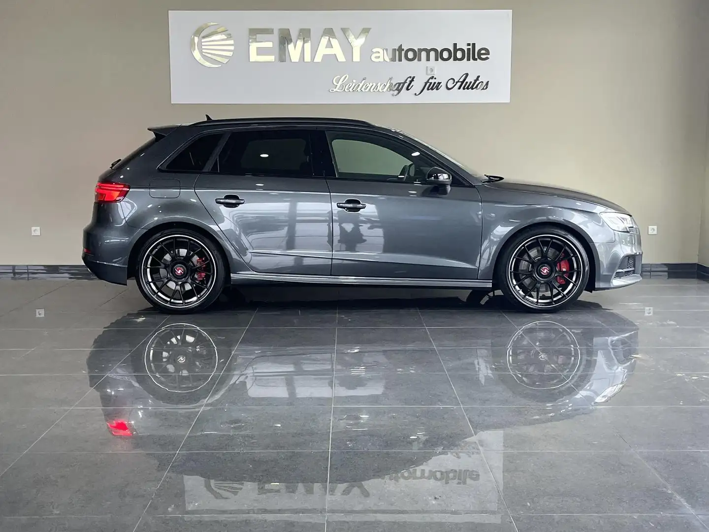 Audi S3 Sportback  quattro //Navi/LED/T.leder/ Gris - 2