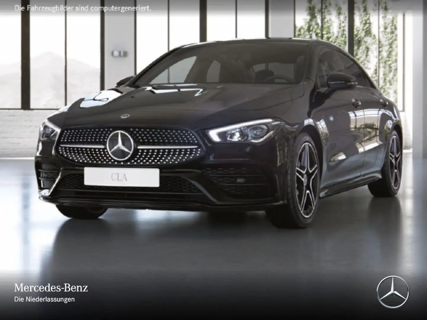 Mercedes-Benz CLA 200 AMG+NIGHT+LED+KAMERA+TOTW+7G Schwarz - 2