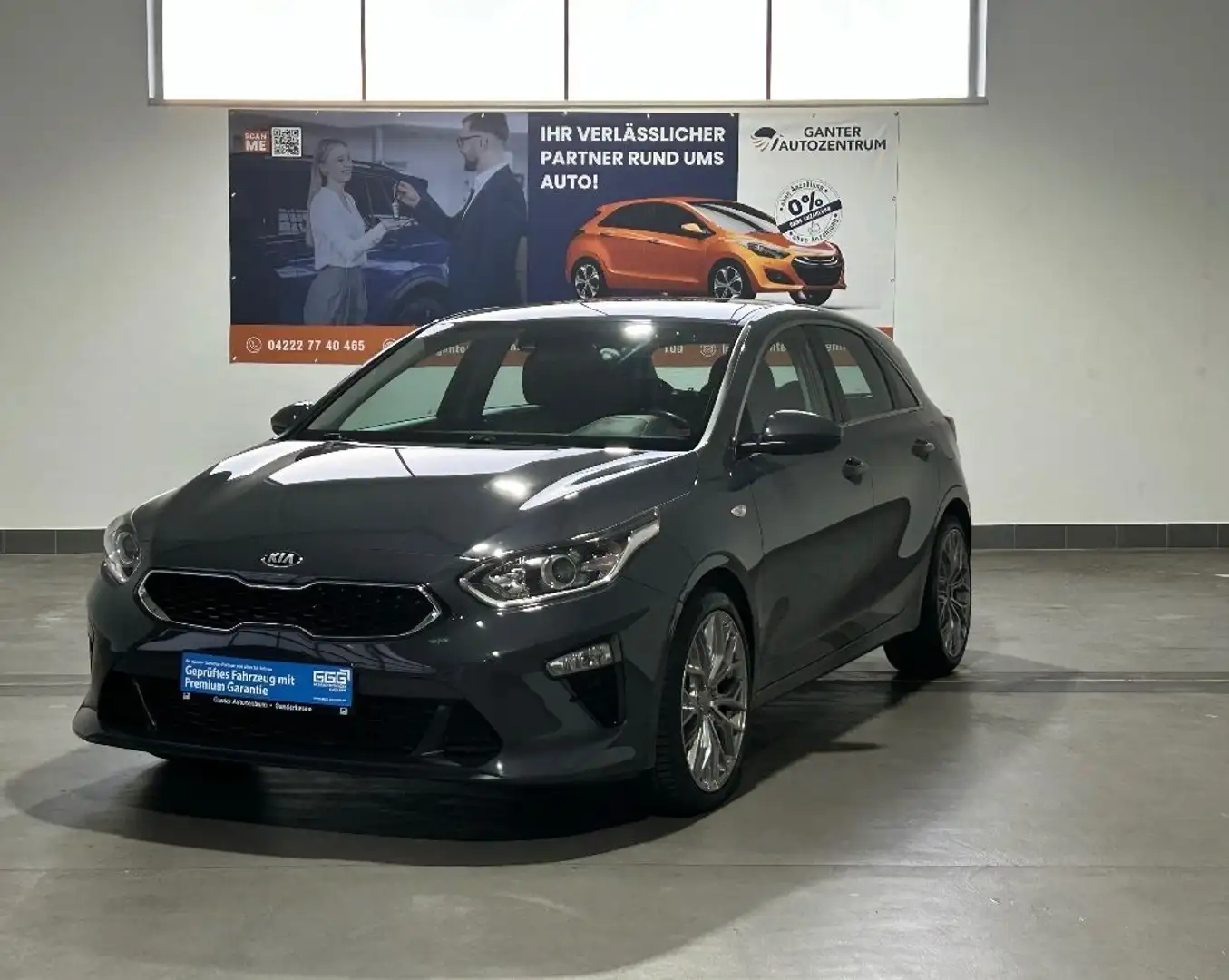 Kia Ceed / cee'd 1.4 T-GDI Vision RFK+18ZOLL+NAVI+SHZ Grau - 1