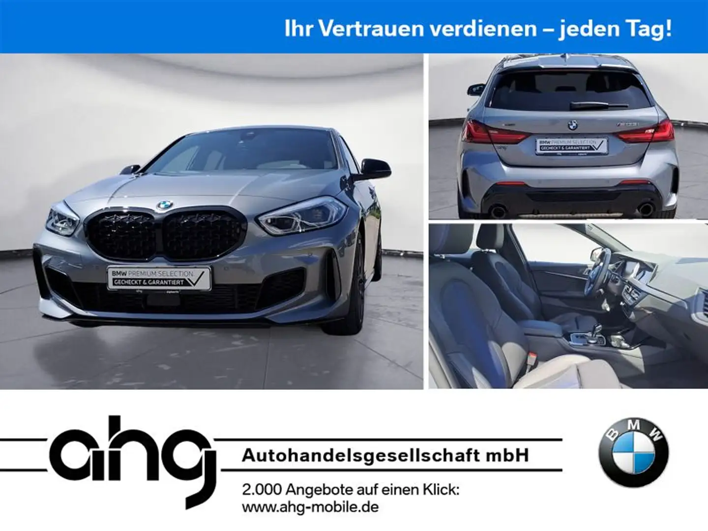 BMW 135 i xDrive Edition Colorvision PDC Lenkradh. Grau - 1