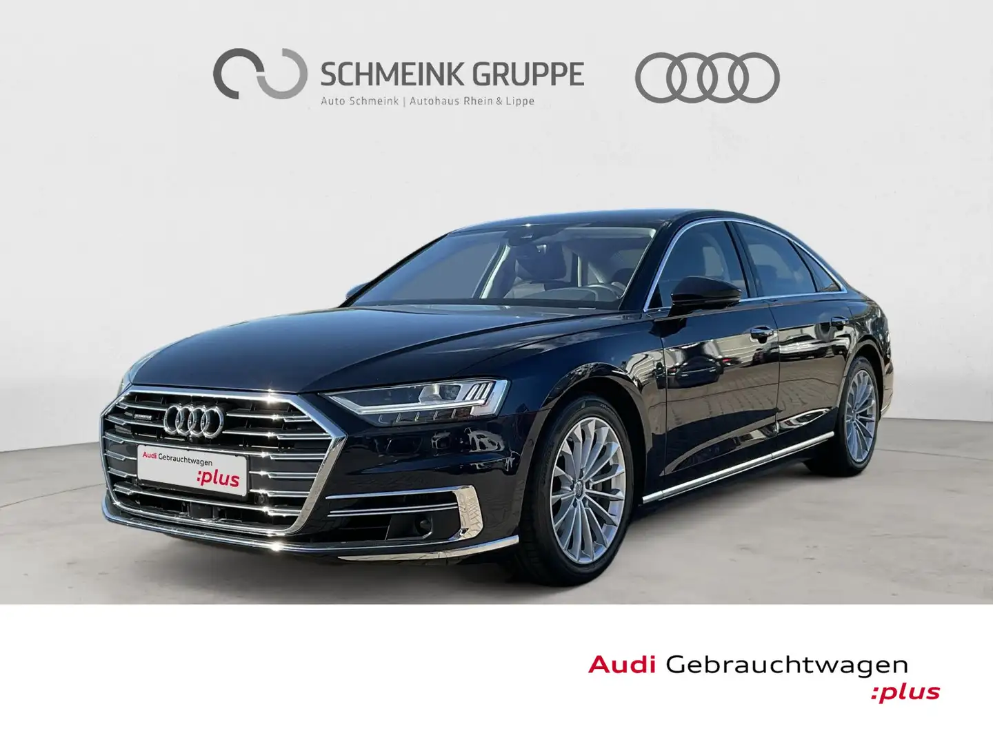 Audi A8 55 TFSI quattro Vollleder Massage 360° B&O Bleu - 1