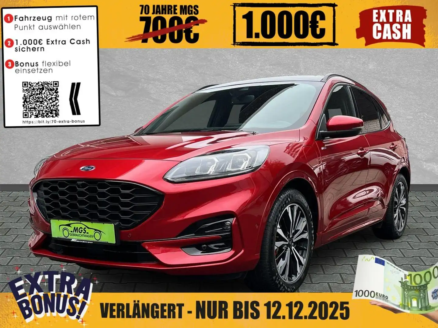 Ford Kuga Plug-In Hybrid ST-Line X BT #NAVI Rood - 1