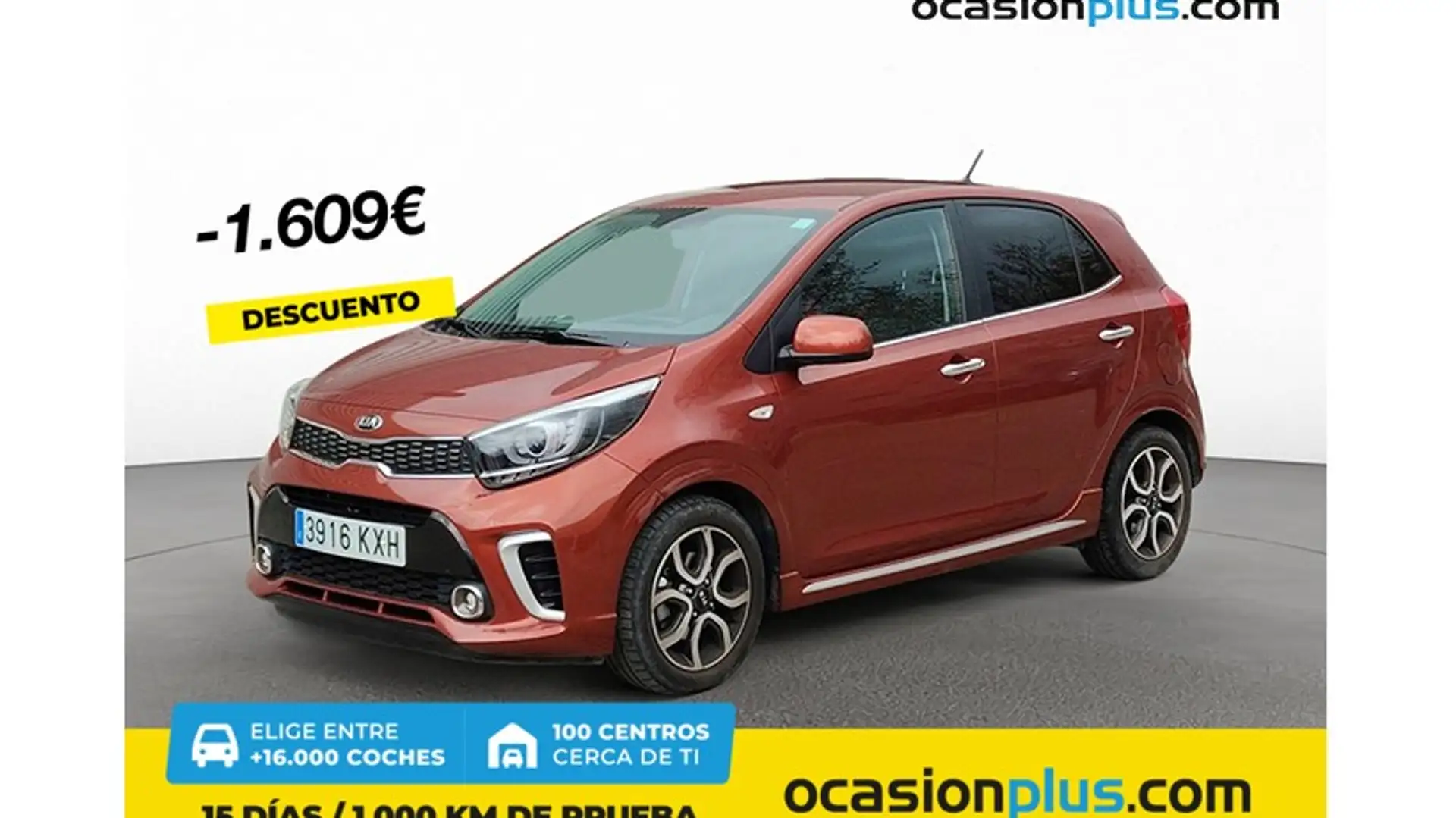 Kia Picanto 1.0 CVVT Eco-Dynamics GT Line Naranja - 1