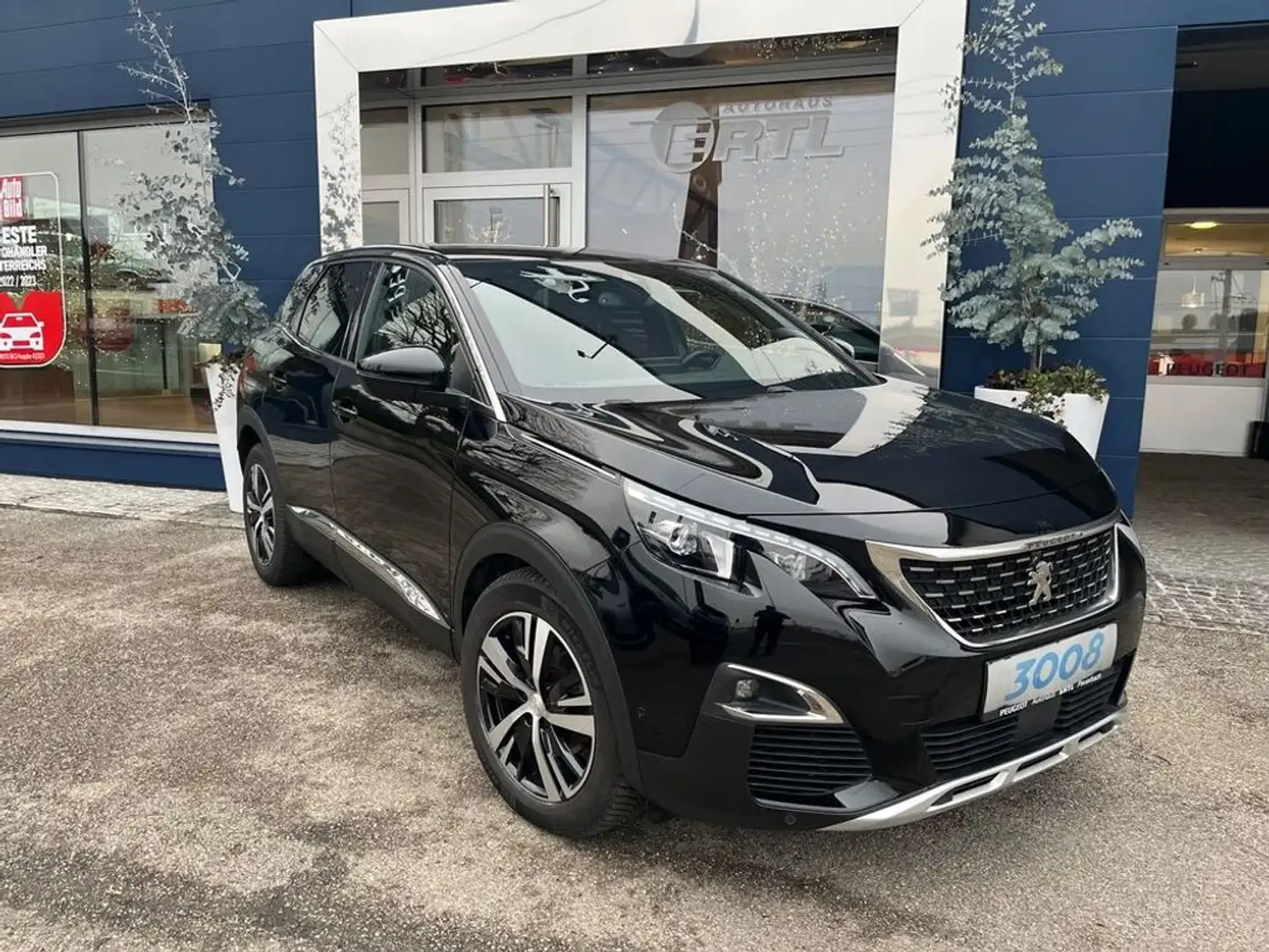 Peugeot 3008 GT Line BHDI130 EAT8 AHK Abstandtempomat Schwarz - 1