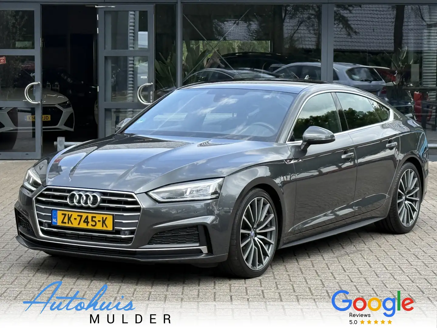 Audi A5 Sportback 35 TFSI Sport S-line Automaat/ Schuifkan Grijs - 1