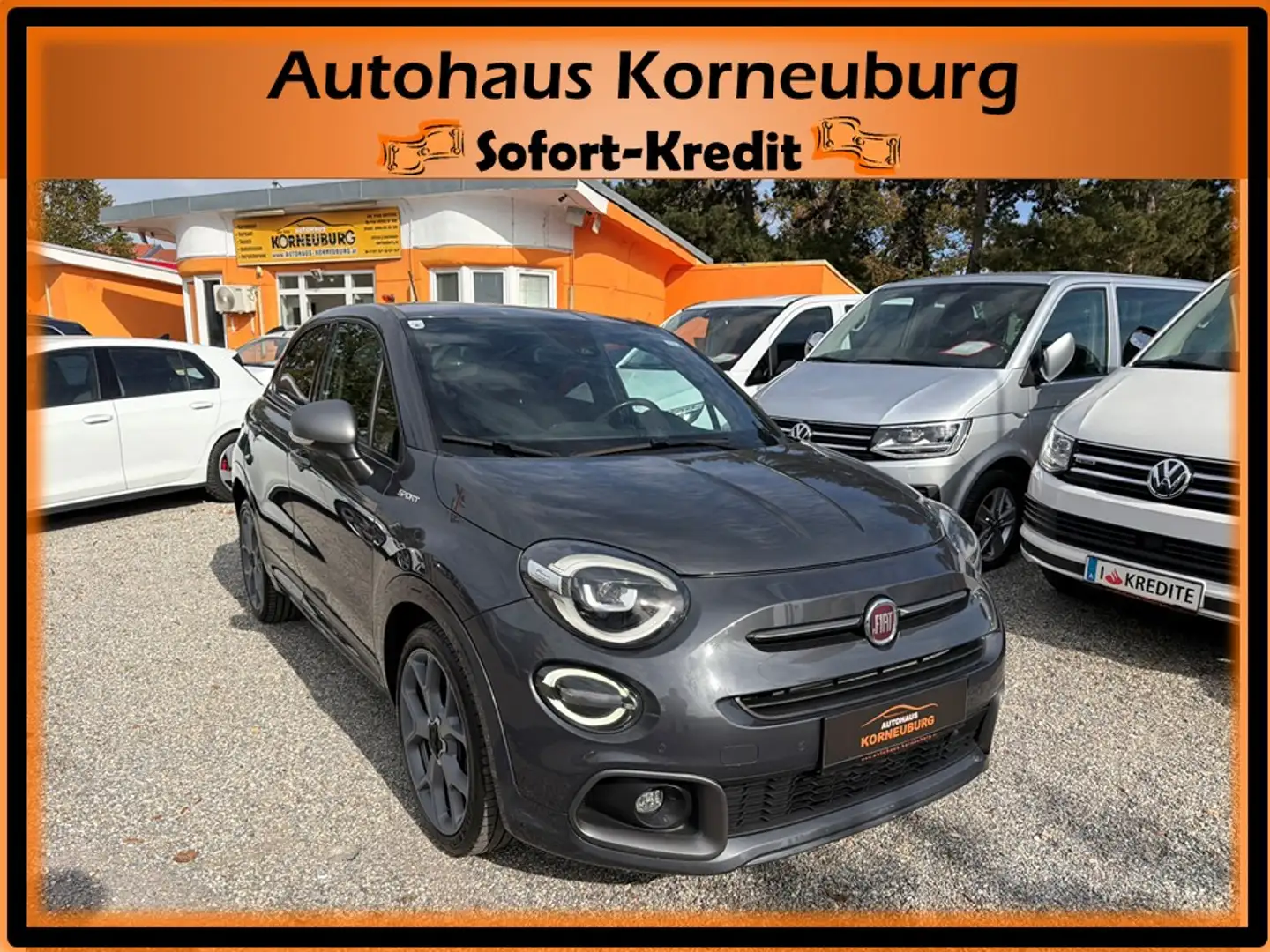 Fiat 500X Sport **1.Besitz mit nur 73.700 km**Rückfahrkamera**NAVI** Grau - 1