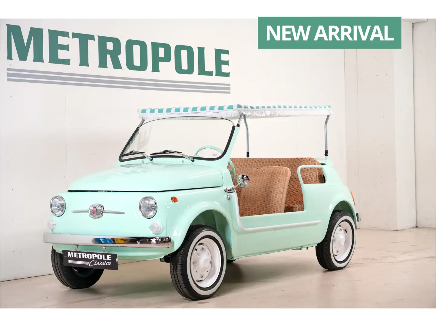 Fiat 500 500R Jolly M1085 Groen - 1