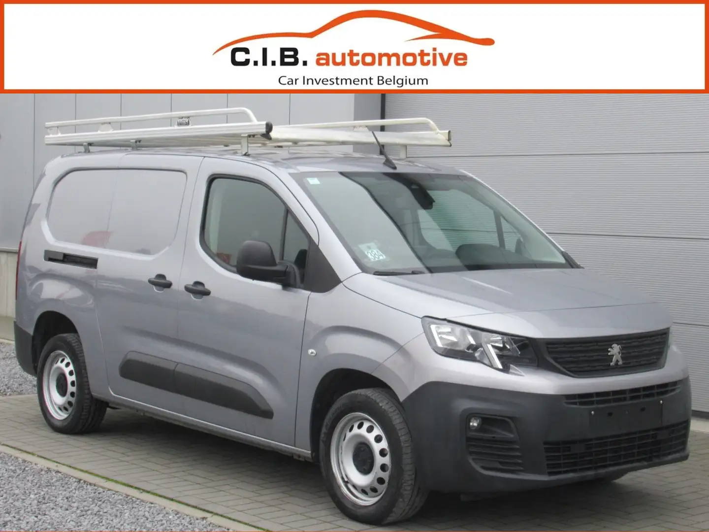 Peugeot Partner 1.5 HDi / Long Heavy / Aut. / 3 Zits / Metallic Grijs - 1