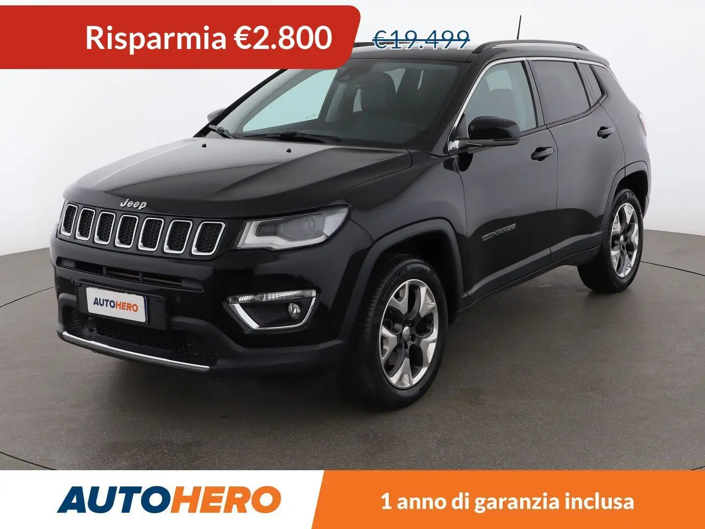 Jeep Compass 2.0 M-Jet Limited aut. 4WD Grigio - 1