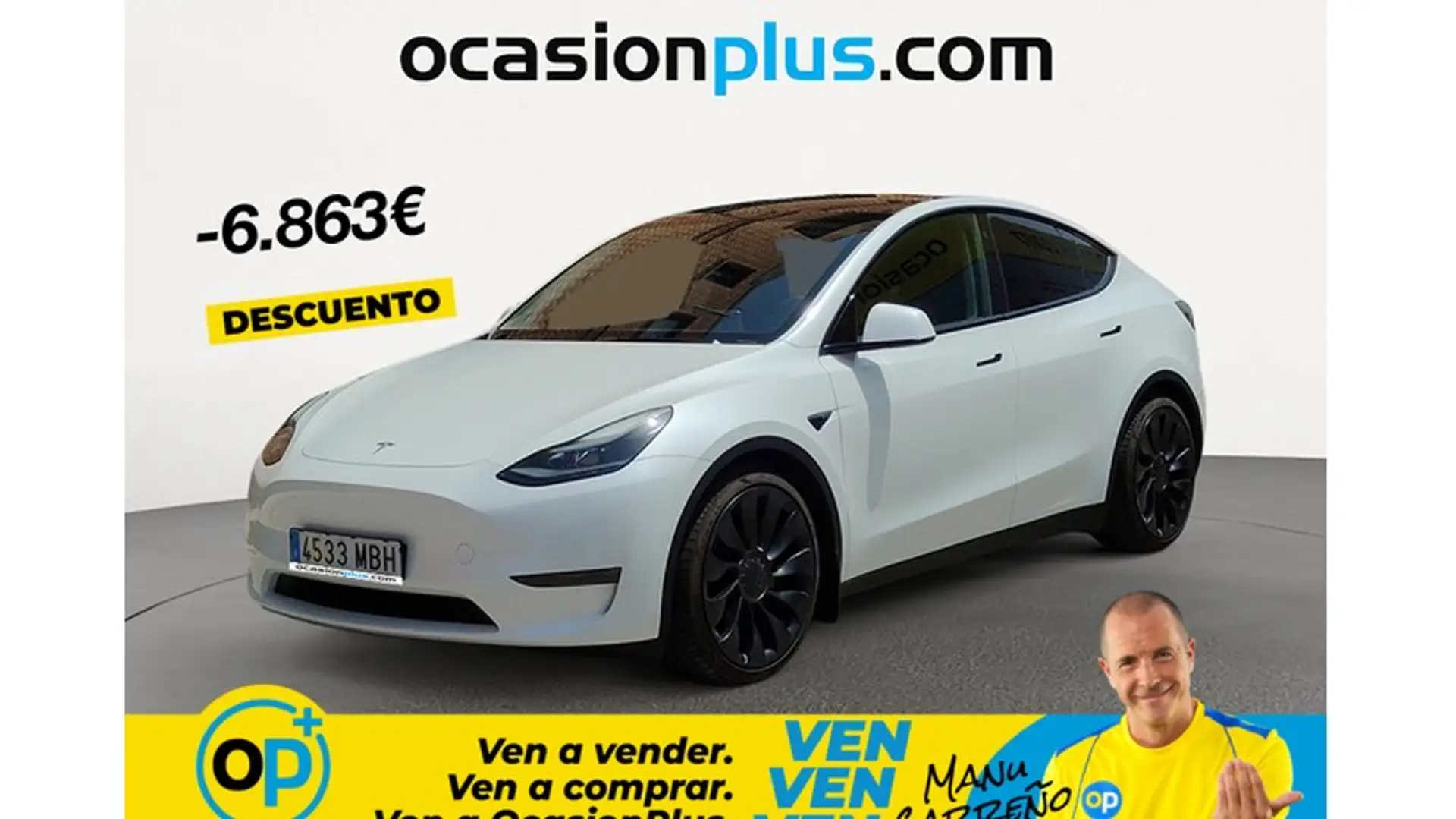 Tesla Model Y Performance AWD Blanco - 1