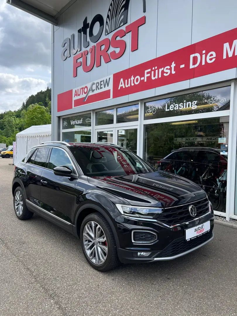 Volkswagen T-Roc 1.5 16V TSI ACT Sport SHZ NAVI KAMERA Negro - 1